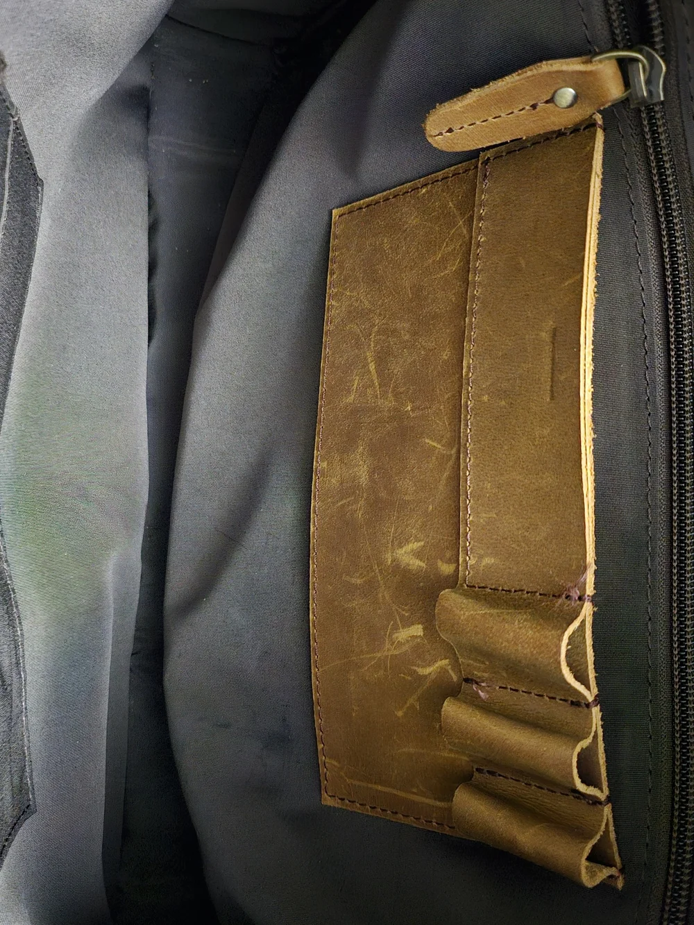 Western leather goods​ beast of burden – western large leather briefcase